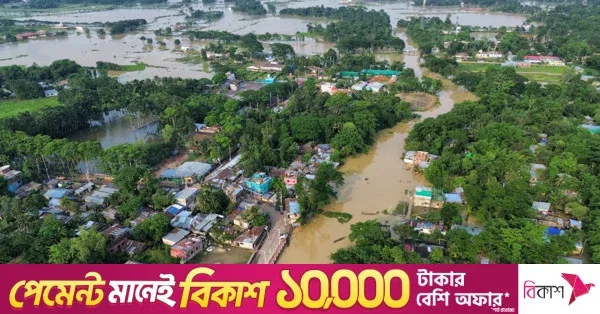 সিলেটে বন্যা পরিস্থিতির উন্নতির পূর্বাভাস